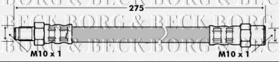 BORG & BECK bbh7296 -  Тормозной шланг
